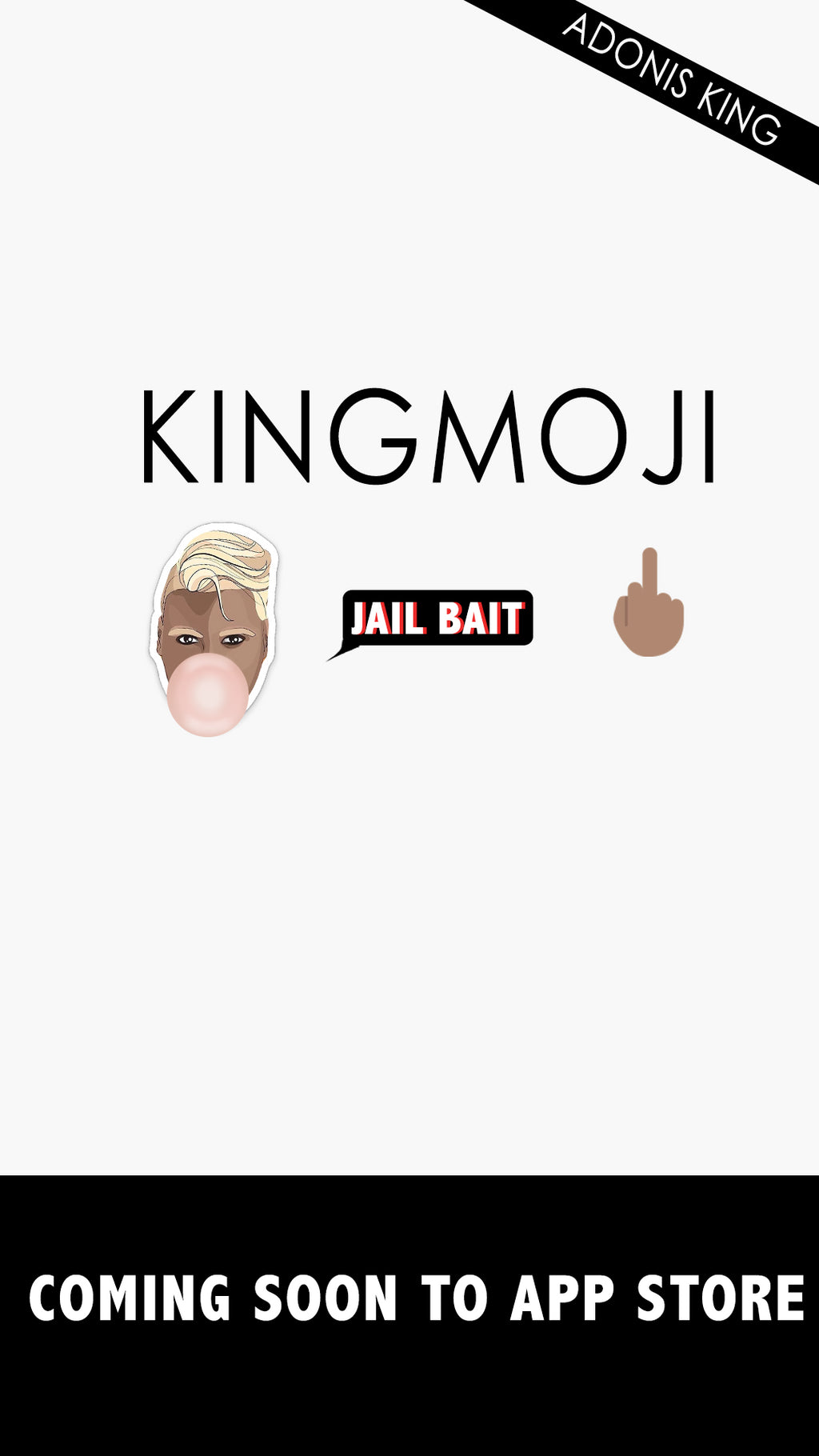 Say Hello To Kingmoji — Adonis King’s Emoji App!